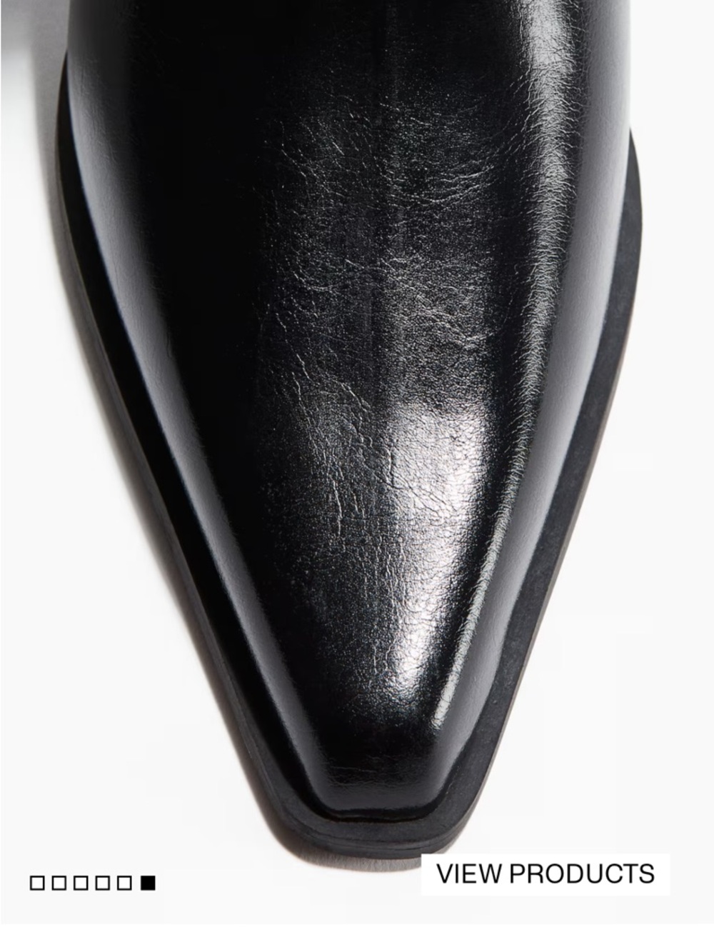 H&M Black Patent Over-the-Knee Boots - Picture 3 of 6